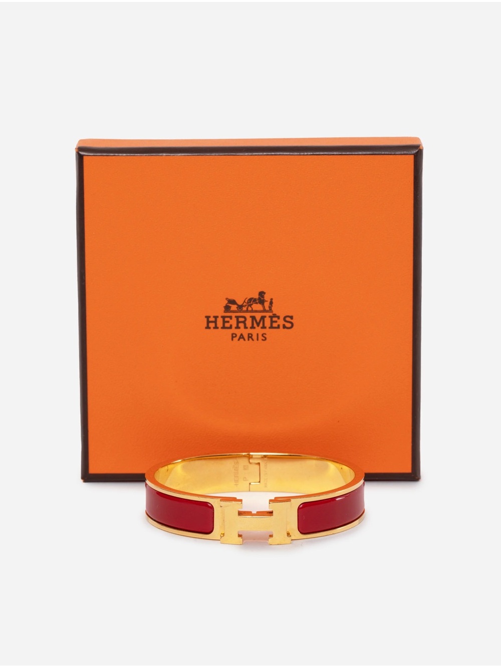 Hermes Clic H Bracelet Red